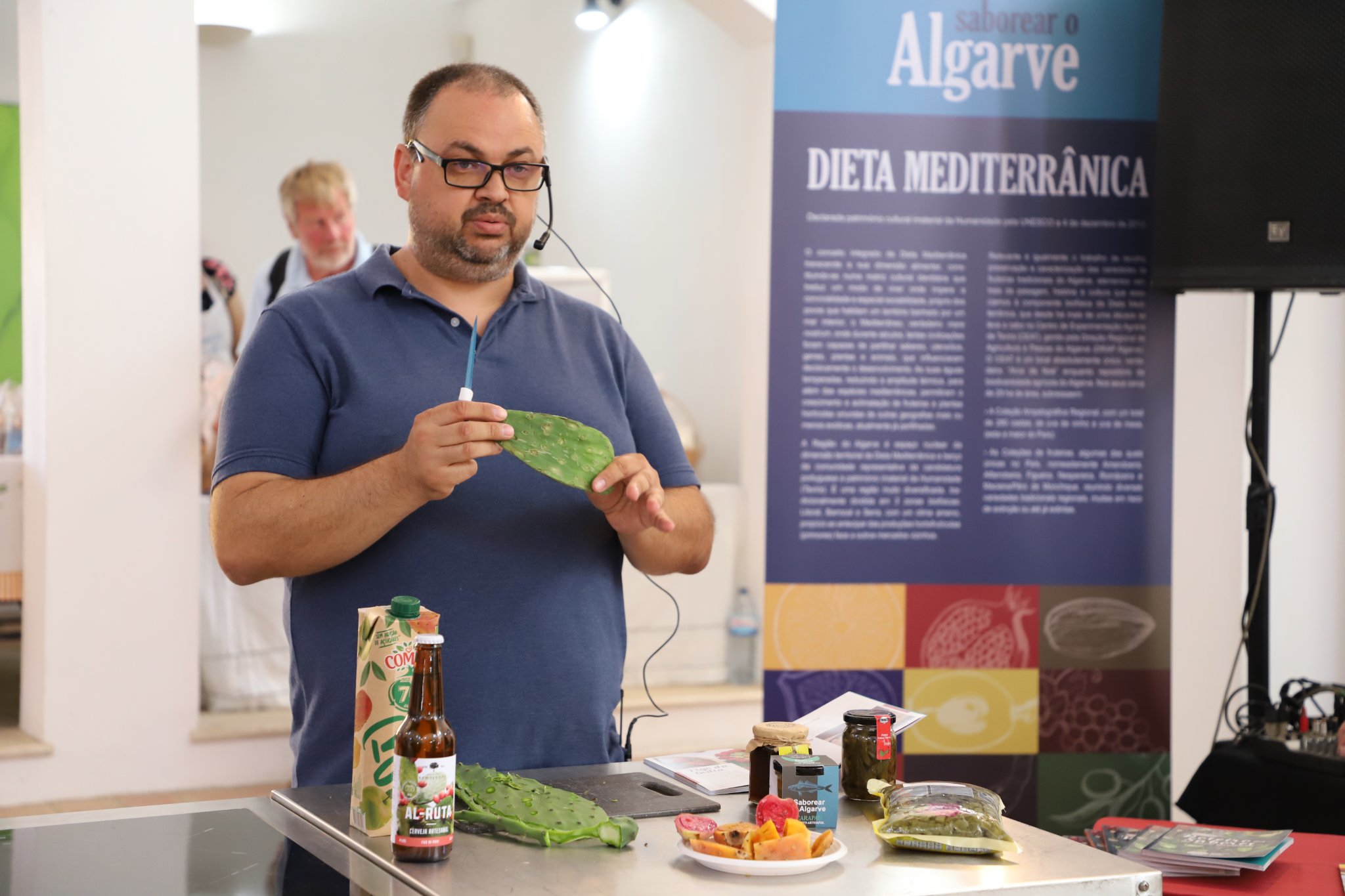 Demostración de higo chumbo en el certamen Terra de Maio a través del Proyecto INTERPYME
